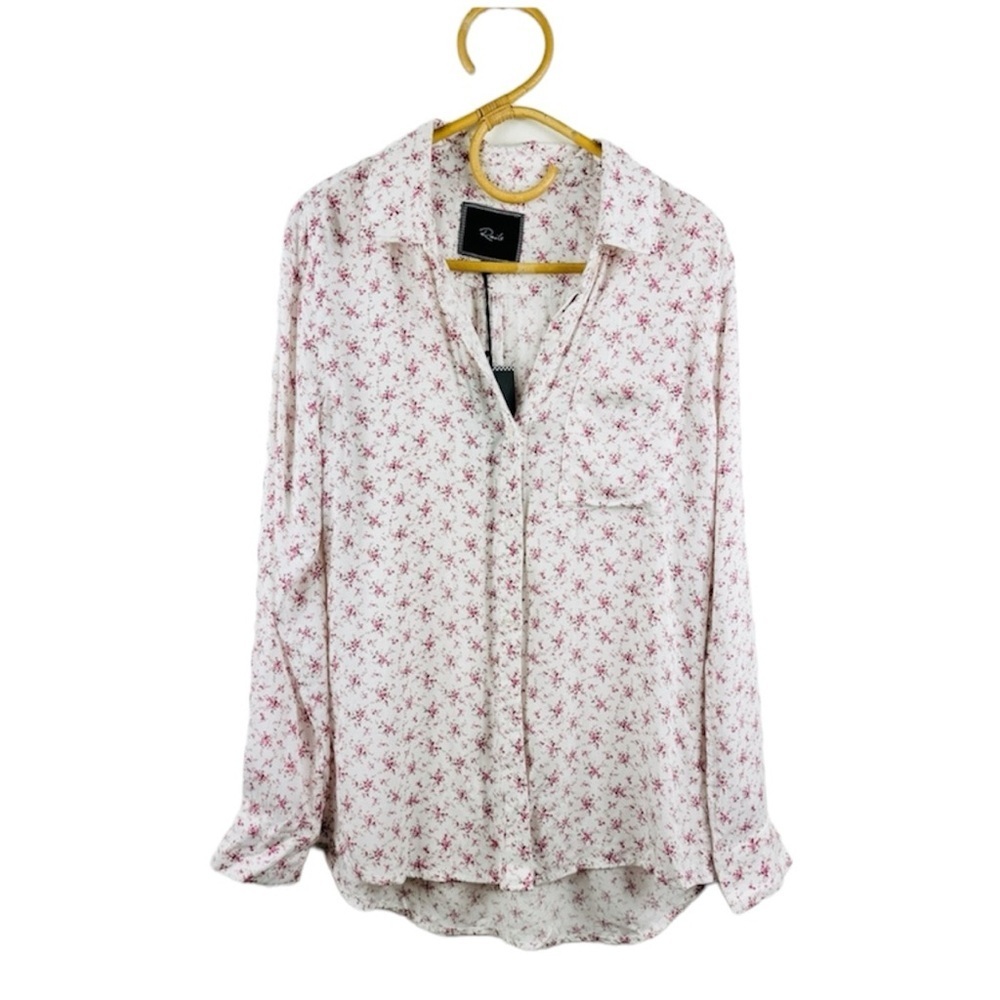 Rails Floral Button Down Blouse Nwt - image 2
